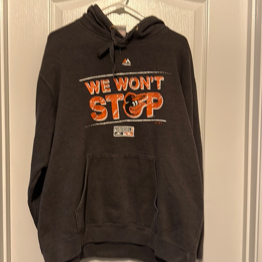 Baltimore orioles hoodie size L